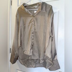 Gold Checkered Blouse